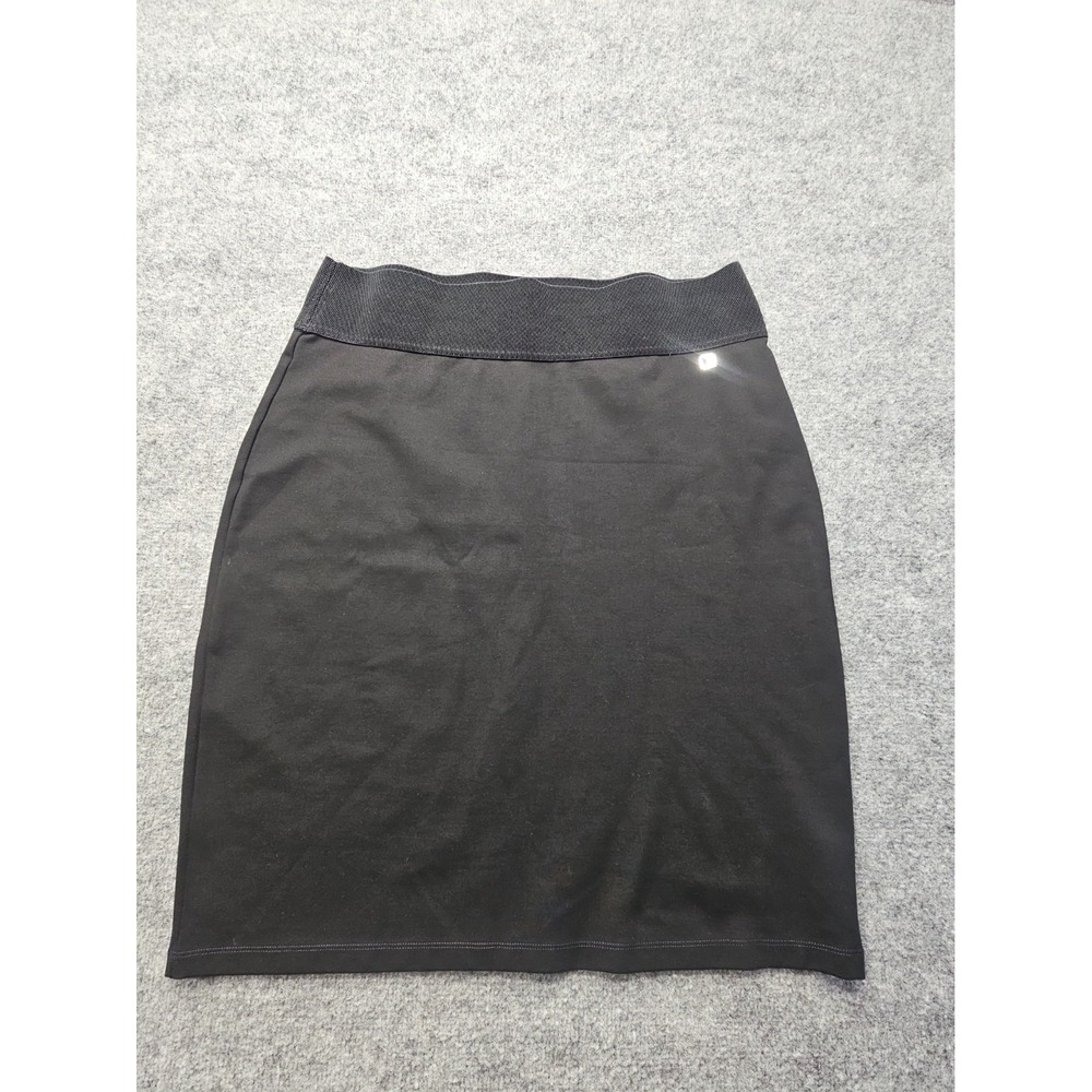 Calvin Klein Women's Size 1X Plus Black Power Stretch Straight Pencil Skirt